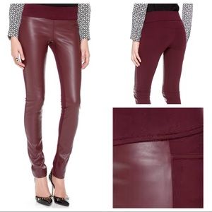 Burgundy Leather Tights (4)